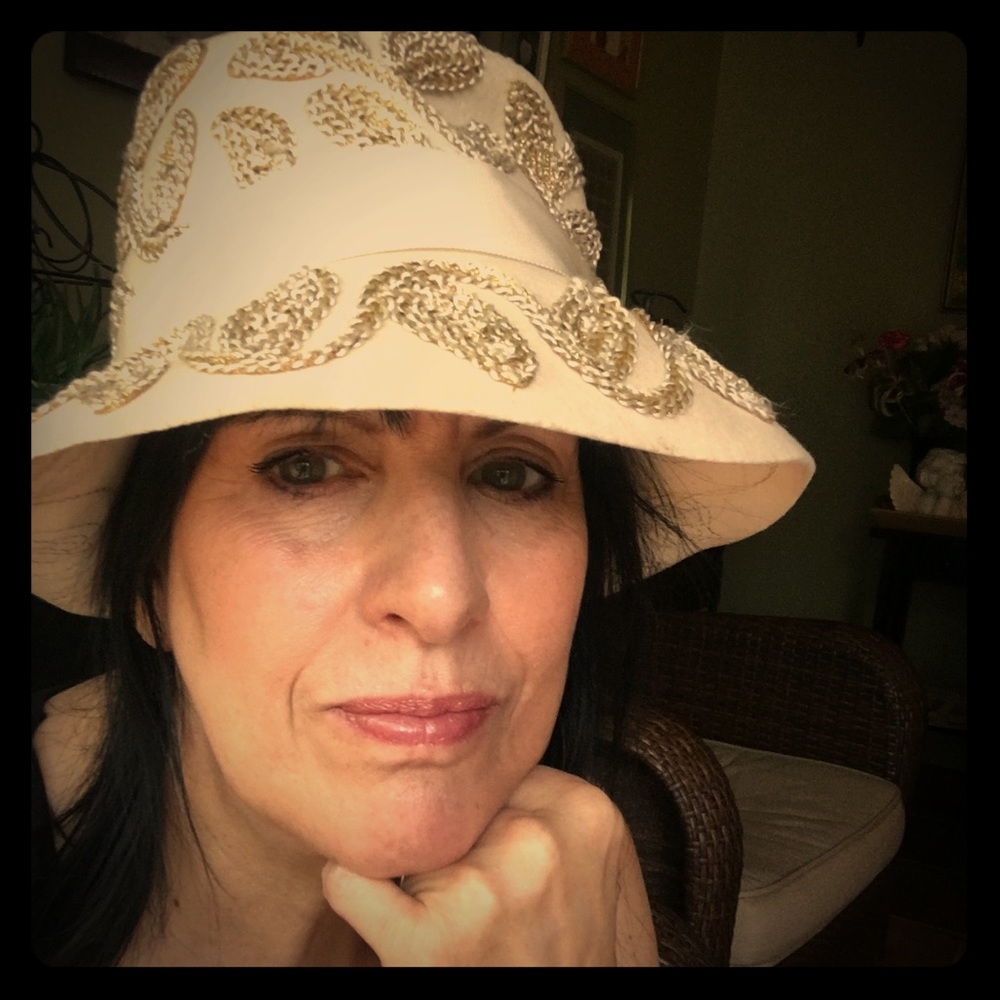 1920’s Wool Felt Cloche style Hat with Braiding